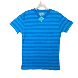 Inner Sanctum Men's Size Medium T-Shirt Bleu/Blue Stripe Short Sleeve NWT